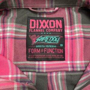 Dixxon Flannel Co. Shreddy Men’s LT Pink Plaid Long Sleeve Button Up Shirt